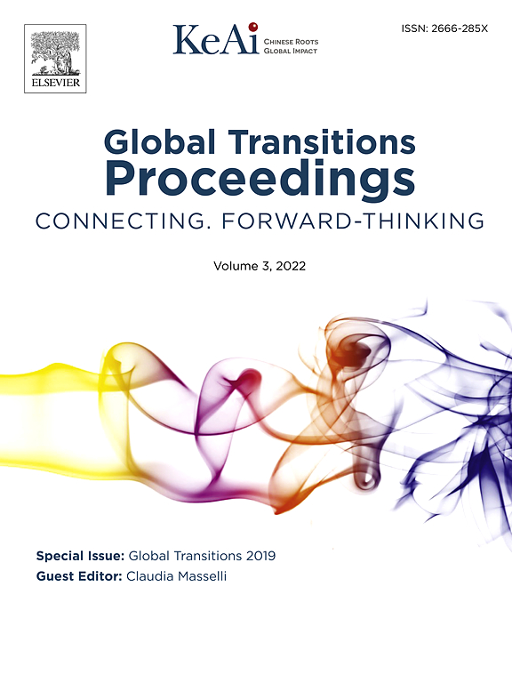 Go to journal home page - Global Transitions Proceedings